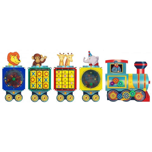 Busy Train Activity Wall Panel