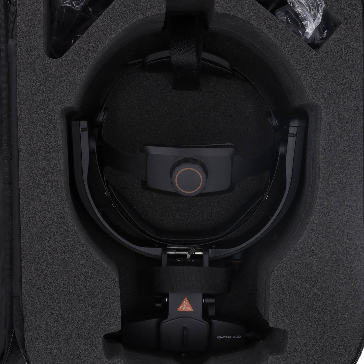 HEINE OMEGA 600 Traveller Set Indirect Ophthalmoscope With Battery & +2D Eyepiece & Bag - Heine