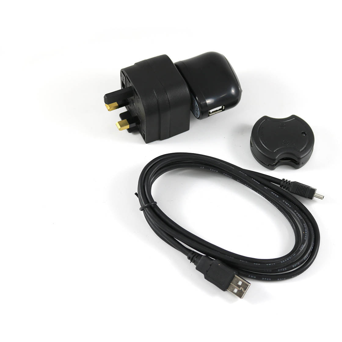 Spare/additional battery charger and USB cable for V406 - Daray