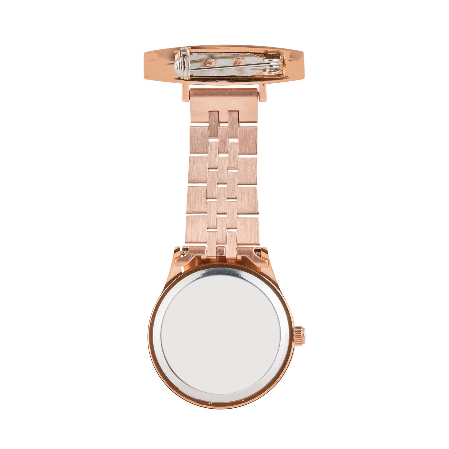 Annie Apple Nurses Fob Watch - Callista - Pearl/Rose Gold - Link - 35mm - Annie Apple
