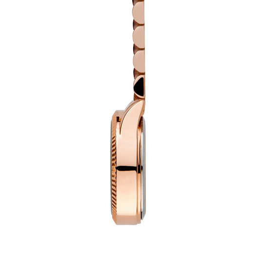 Annie Apple Nurses Fob Watch - Callista - Pearl/Rose Gold - Link - 35mm - Annie Apple