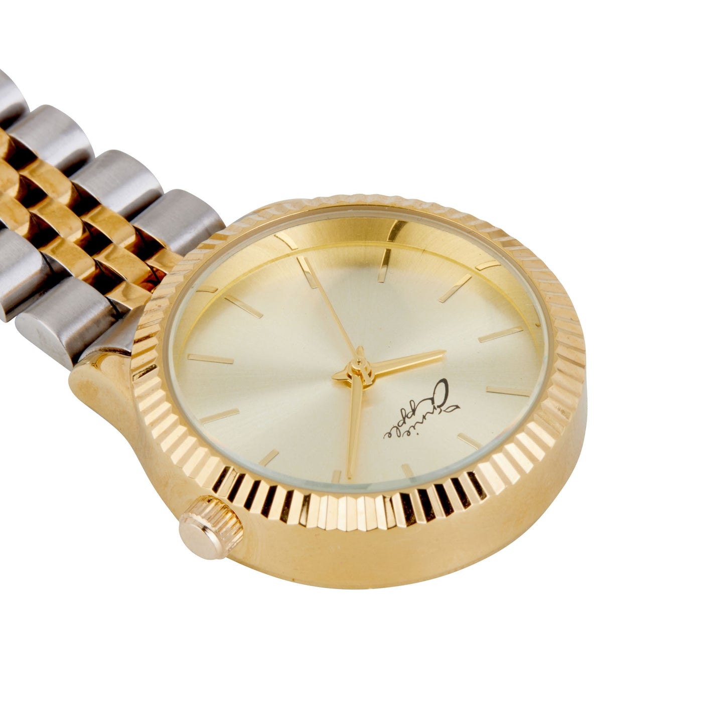 Annie Apple Nurses Fob Watch - Callista - Gold/Silver - Link - 35mm - Annie Apple