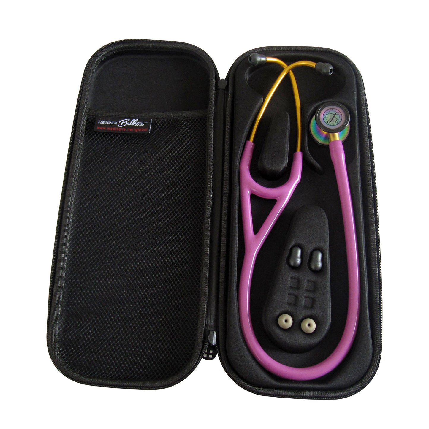 Medisave Ballistics Premium Cardiology Stethoscope Case - Baby Pink