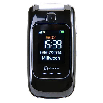 Amplicomms PowerTel M7510-3G Black - GSM Phone - Amplivox
