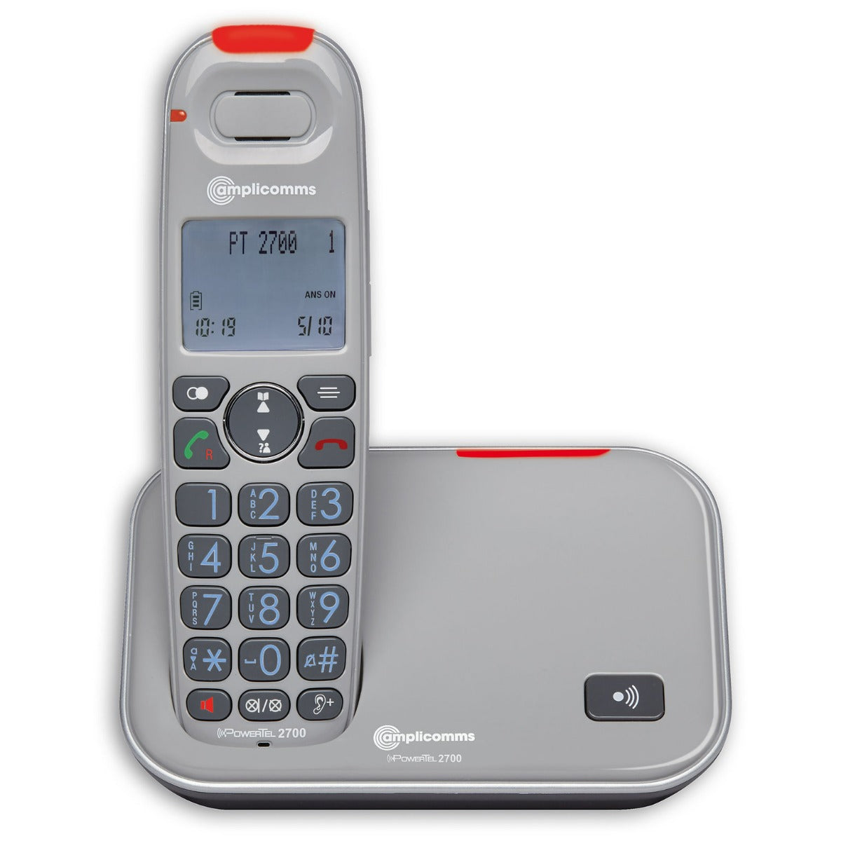 Amplicomms PowerTel 2700 Solo - Cordless Phone - Amplivox