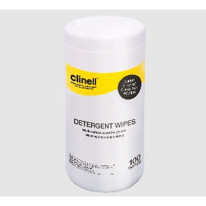 Clinell Detergent Wipes Tub of 110