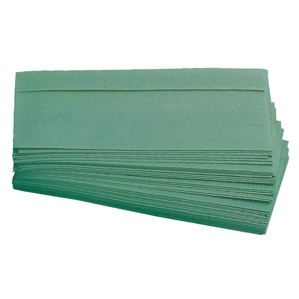 C-Fold Paper Hand Towel - 1 Ply - Green x 2,880