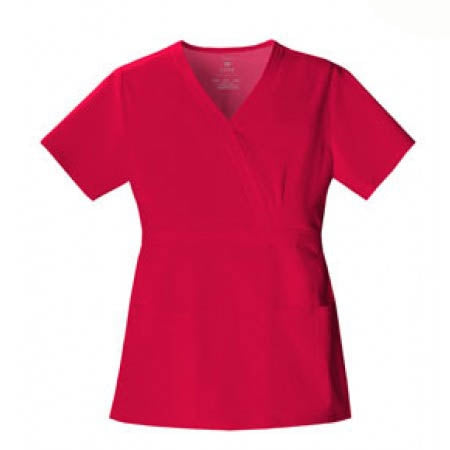 Female Mock Wrap Top -