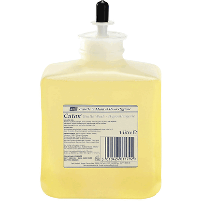 Cutan Gentle Wash Hypoallergenic - 1000 Washes - 1 Litre