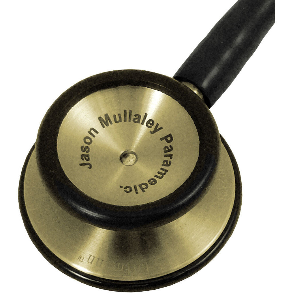Littmann Classic II S.E. Stethoscope: Black & Brass 2201BRS