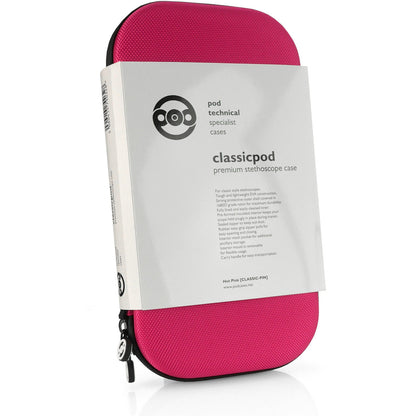 classicpod Stethoscope Case - Pod Technical Premium Classic Carry Case - Hot Pink