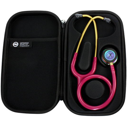 classicpod Stethoscope Case - Pod Technical Premium Classic Carry Case - Carbon