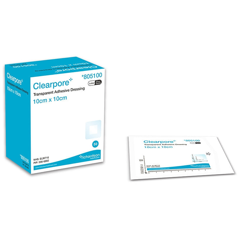Clearpore Adhesive Dressing 10 x 35cm - Pack of 30