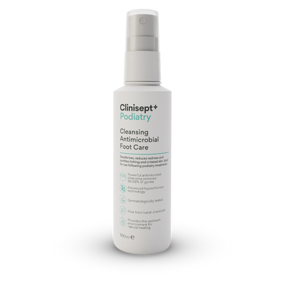 Clinisept+ Podiatry 100ml Finger Spray (Professional & Home Use)