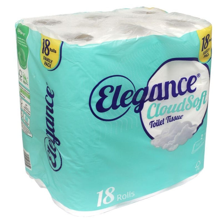 Elegance Cloudsoft Toilet Rolls - 18 Pack - Discontinued