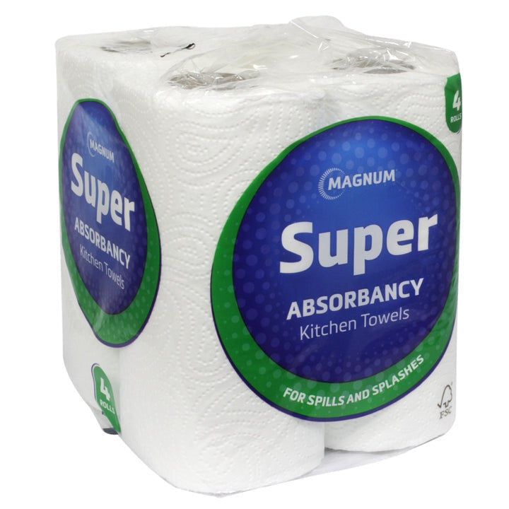 Magnum Super Absorbancy Kitchen Towels - 4 Pack - Discontinued