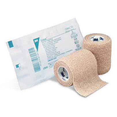 3M Coban Self-Adherent Bandage, Skin Tone - 7.5cm x 4.5m x 24 -