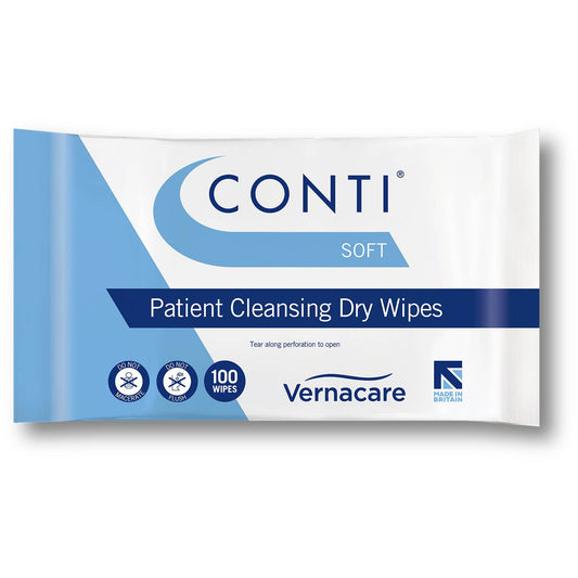 Conti Soft Large 32cm x 28cm - 1 Case of 32 Packs of 100 Wipes