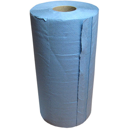 2 Ply Couch Roll - 10in Wide, 50m Long - Blue x 18