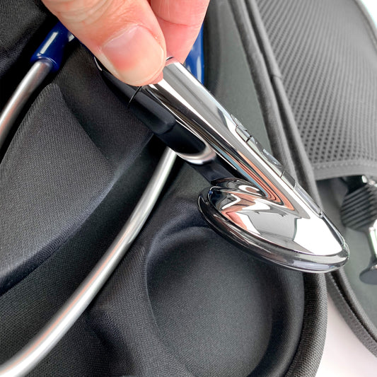 Pod Technical Cardiopod II Stethoscope Case for all Littmann Stethoscopes - All Black - Pod Technical