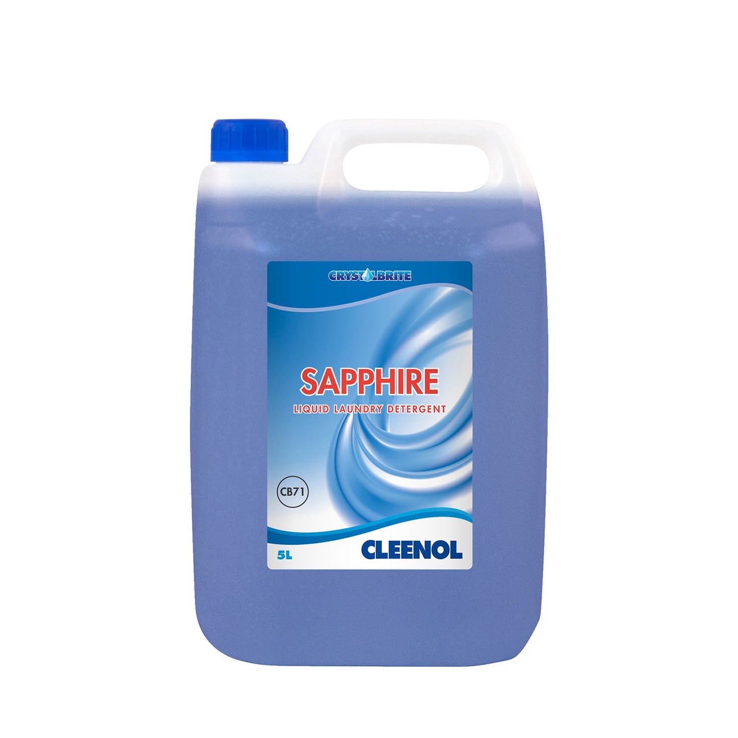 Crystalbrite Sapphire Bio Liquid Laundry Detergent - 5 Litres - Cleenol