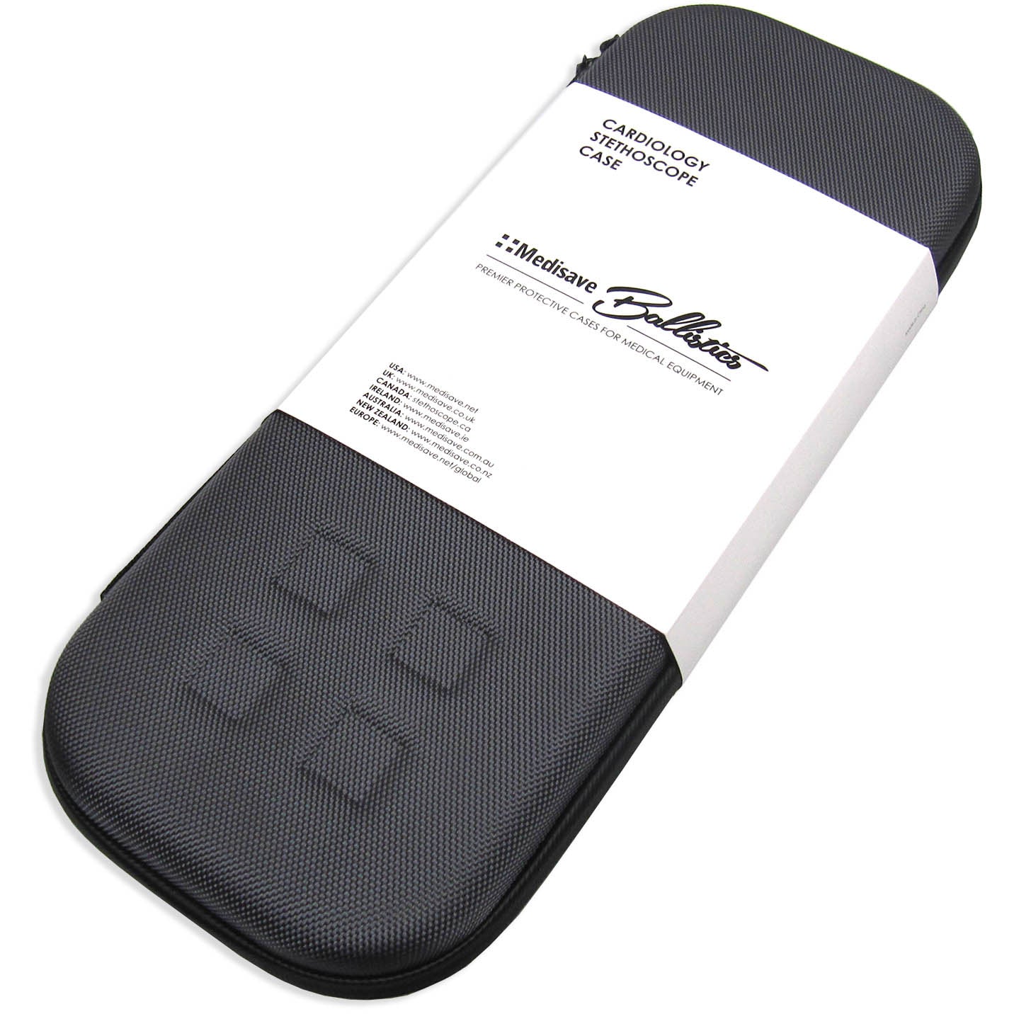 Medisave Ballistics Premium Cardiology Stethoscope Case - Smoke