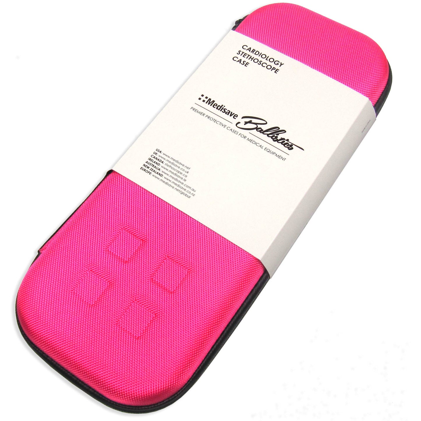 Medisave Ballistics Premium Cardiology Stethoscope Case - Hot Pink