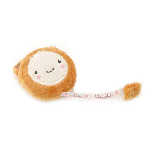 Cute Cartoon Plush Tape Measure - Brown - Discontinued