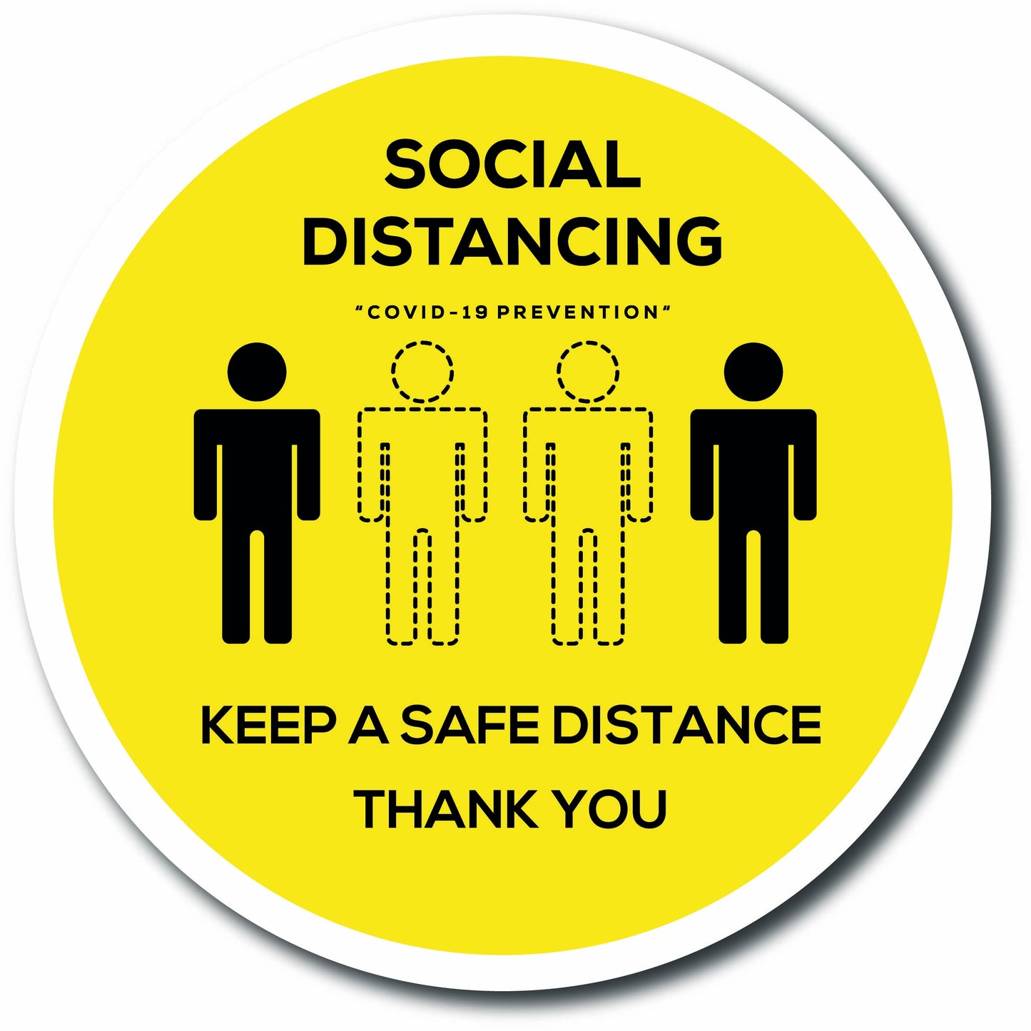 400mm Floor Sticker - Pack of 5 - 1 Metre - Medisigns