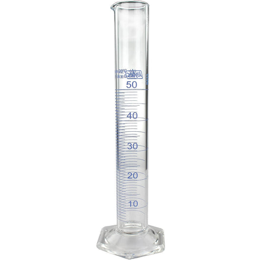 Government Stamped Glass Cylinder Measure - 50ml - Single