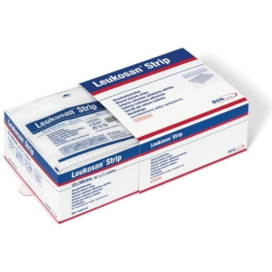 Leukosan® Strip Sterile Wound Closure Strip 12mm x 100mm Pack of 10 x 6 - BSN