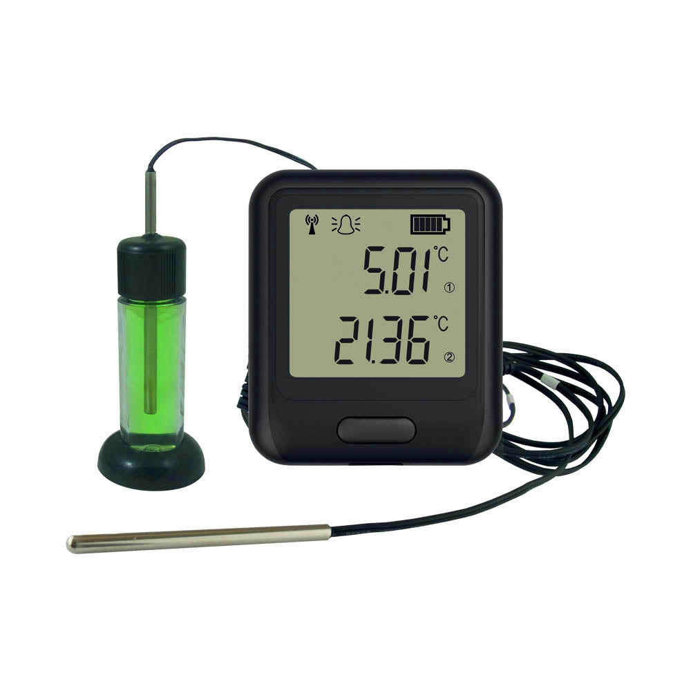 Lec High Accuracy External Thermistor Wifi Temperature Sensor Data Logger With Twin Probes - Lec