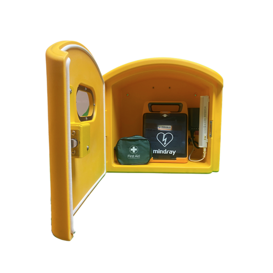 DefibCaddy - AED Outdoor Cabinet - Locked - Apex