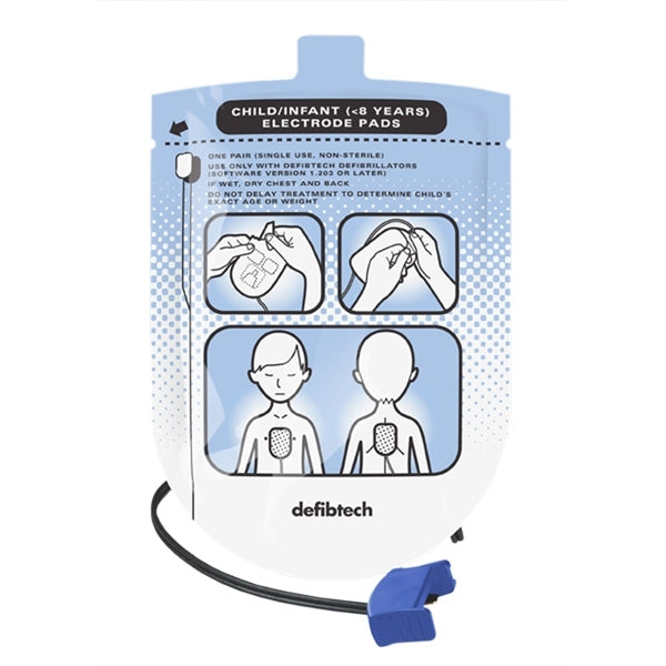 Pediatric Defibrillation Pads Pair - Defibtech