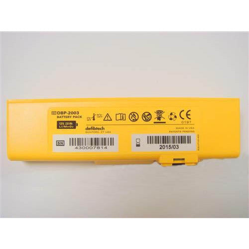 Defibtech Standard 4 year Battery Pack for use with Lifeline View, PRO & ECG - Defibtech