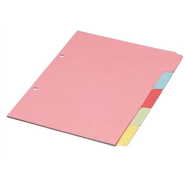 Multicoloured 5 Part Divider A4 - Vow