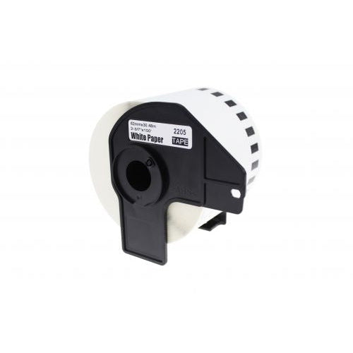 Brother DK22205 Continuous Length Paper White Tape Roll - Compatible