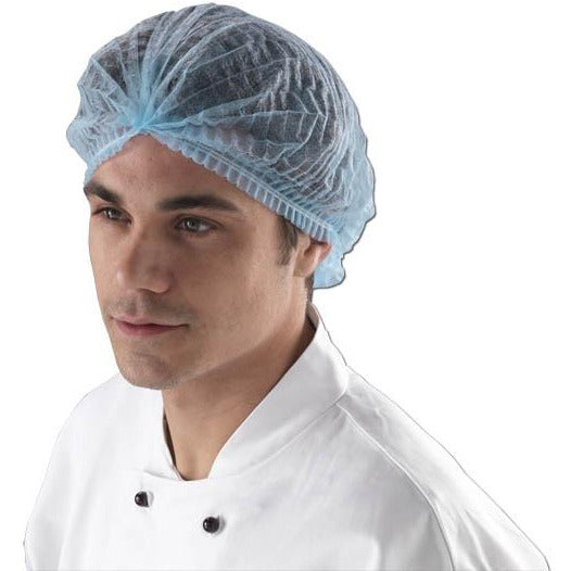 Blue Pleated Mob Caps x 1,000 -