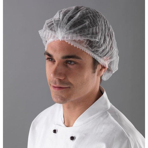 White Pleated Mob Caps x 1,000 -