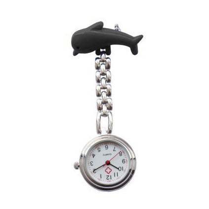 Dolphin Fob Watch - Black - Medisave Professional