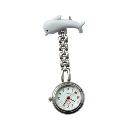 Dolphin Fob Watch - White - Medisave Professional
