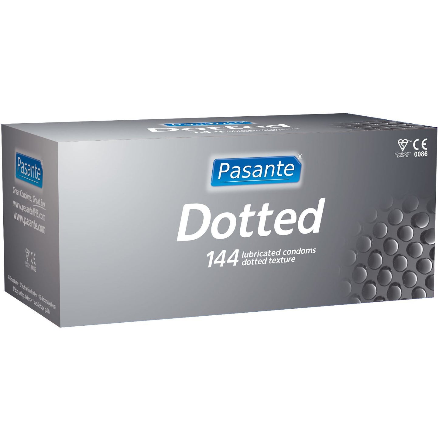 Pasante Dotted Condoms - Clinic Pack x 144