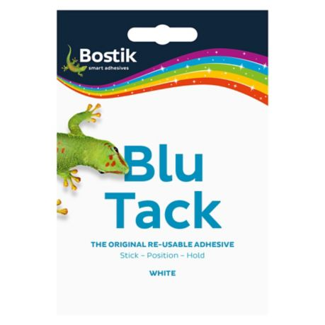 Bostik Blu Tack White Tack Eco Pack 60G - Discontinued