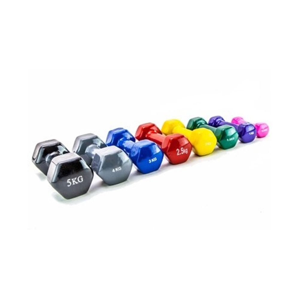 Pair Of 2 Dumbbell Weights - 1.0kg - EUREKA
