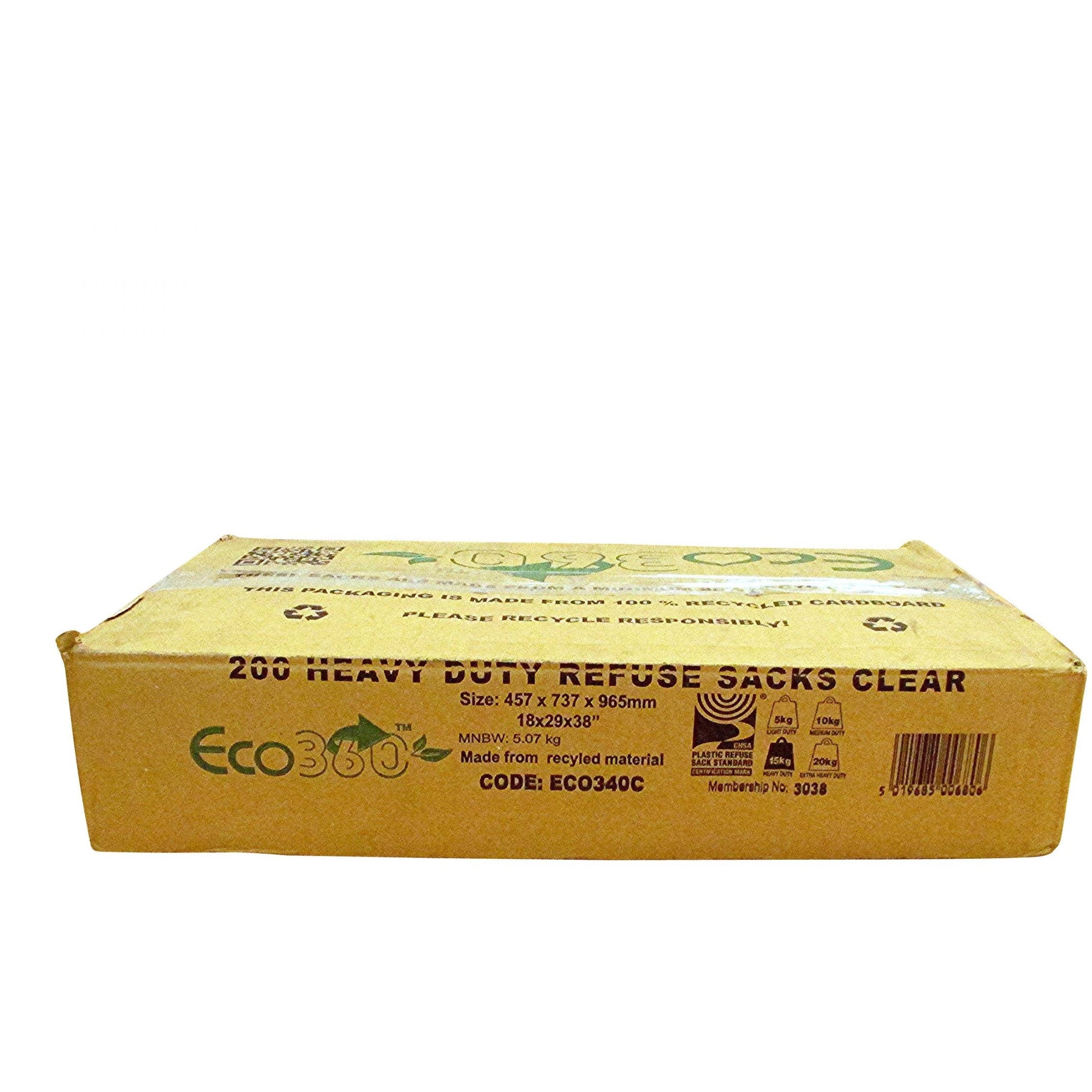 ECO 360 Heavy Duty 18x29x38 Clear Bin Liner Box Of 200 Medisave UK eco-360-heavy-duty-18x29x38-clear-bin-liner-box-of-200-medisave-uk