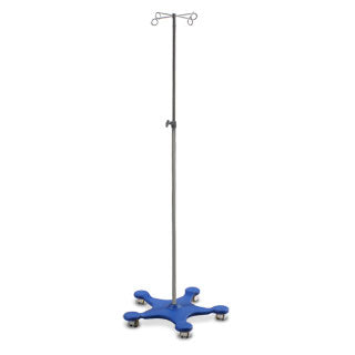 Bristol Maid Easy Clean IV Stand, Two Hook -