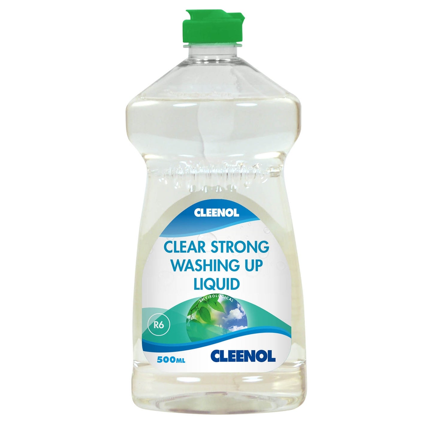 Envirological Clear Strong Washing Up Liquid - 500ml - Cleenol