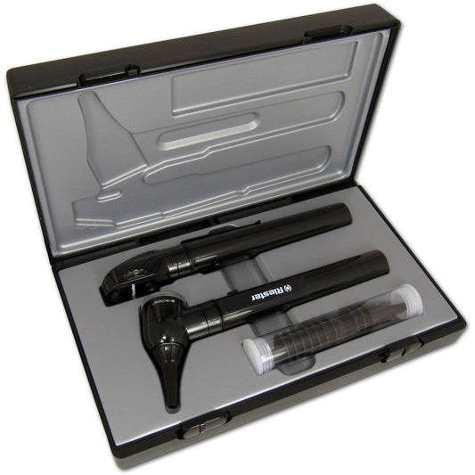 Riester e-scope Otoscope/Ophthalmoscope LED Diagnostic Set - Black -