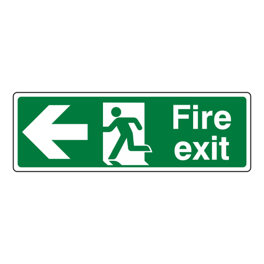 Fire Exit Sign - Arrow Left