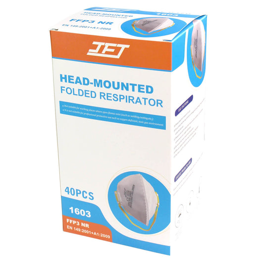 FFP3 Respirator Face Mask - Unvalved - Pack of 40 - Discontinued